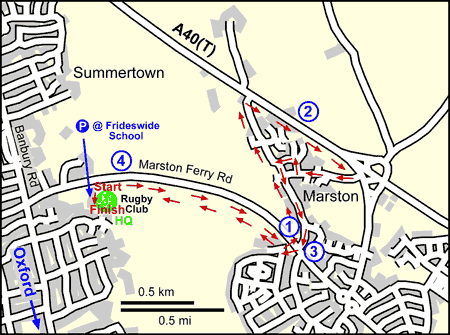 Oxford Course Map